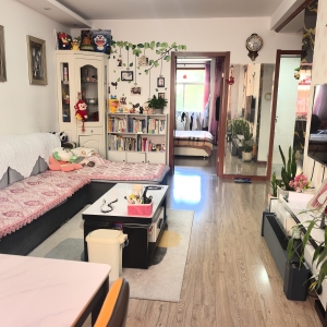 实验学区房万福山庄住人3楼。精装修。